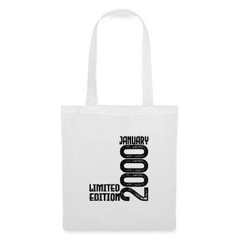 January 2000 Birthday Gift. January 2000. - Tote Bag - white - Front