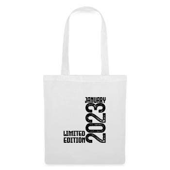 Birthday gift January 2023. January 2023. - Tote Bag - white - Front