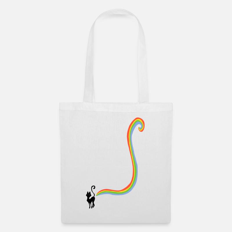 Rainbow Cats Pups - Tote Bag - white