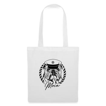 BULLDOG ANGLAIS Moin dog dog disant Wilsigns - Sac en tissu - blanc - Devant