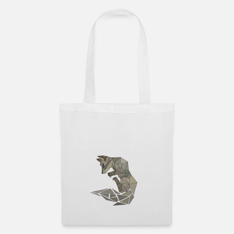 Geo-fox - Sac en tissu - blanc