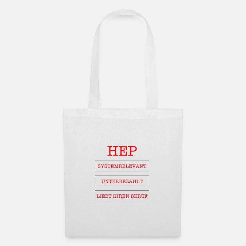 Heilerziehungspfleger Systemrelevant - Stoffbeutel - Weiß
