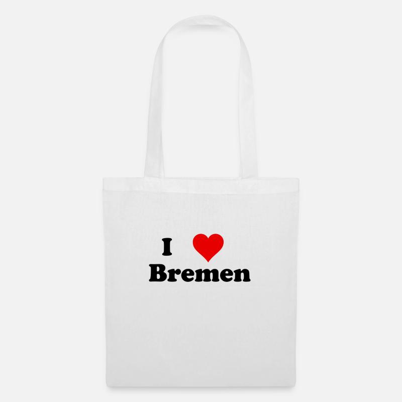 Bremen - Stoffbeutel - Weiß
