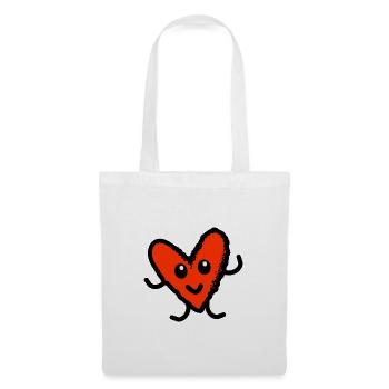 LIEBE. PAAR. GERADE VERHEIRATET. Junggesellinnenabschied. VALENTINSTAG. - Stoffbeutel - Weiß - Vorne
