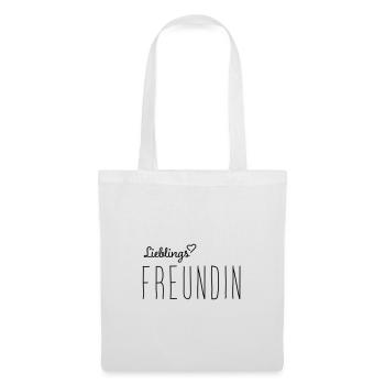 Lieblingsfreundin - Stoffbeutel - Weiß - Vorne