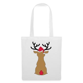 Jour de Noël - Sac en tissu - blanc - Devant