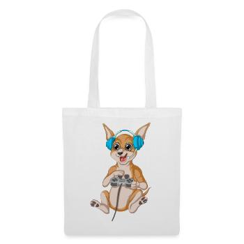 Gamer Chihuahua - Sac en tissu - blanc - Devant