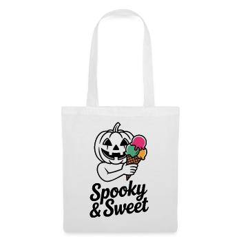 Halloweenkürbis mit Eiscreme - Tote Bag - white - Front
