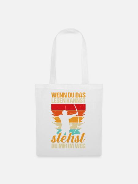 Bogenschütze Bogensport Bogenschießen - Stoffbeutel - Weiß