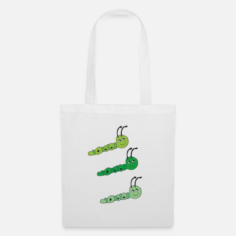 Caterpillars triplets - Tote Bag - white