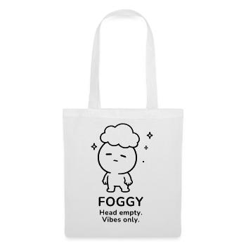 Foggy – Head Empty | Cozy Brain Fog Mood - Stoffbeutel - Weiß - Vorne