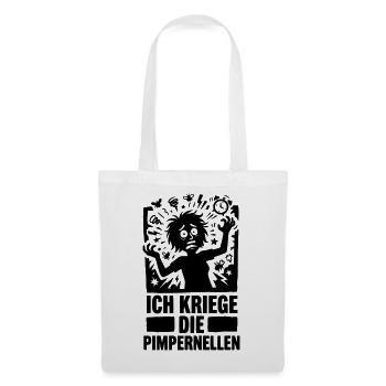 Pimpernellen Stressiger Tag Arbeit Büro Alltag - Stoffbeutel - Weiß - Vorne