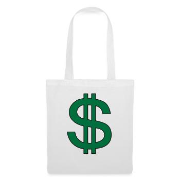 Money Money (V) - Sac en tissu - blanc - Devant