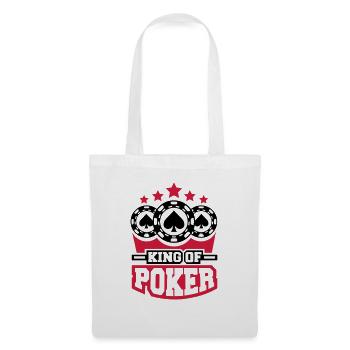 king_of_poker_c2 - Sac en tissu - blanc - Devant