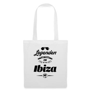 ibiza legenden tour design - Stoffbeutel - Weiß - Vorne