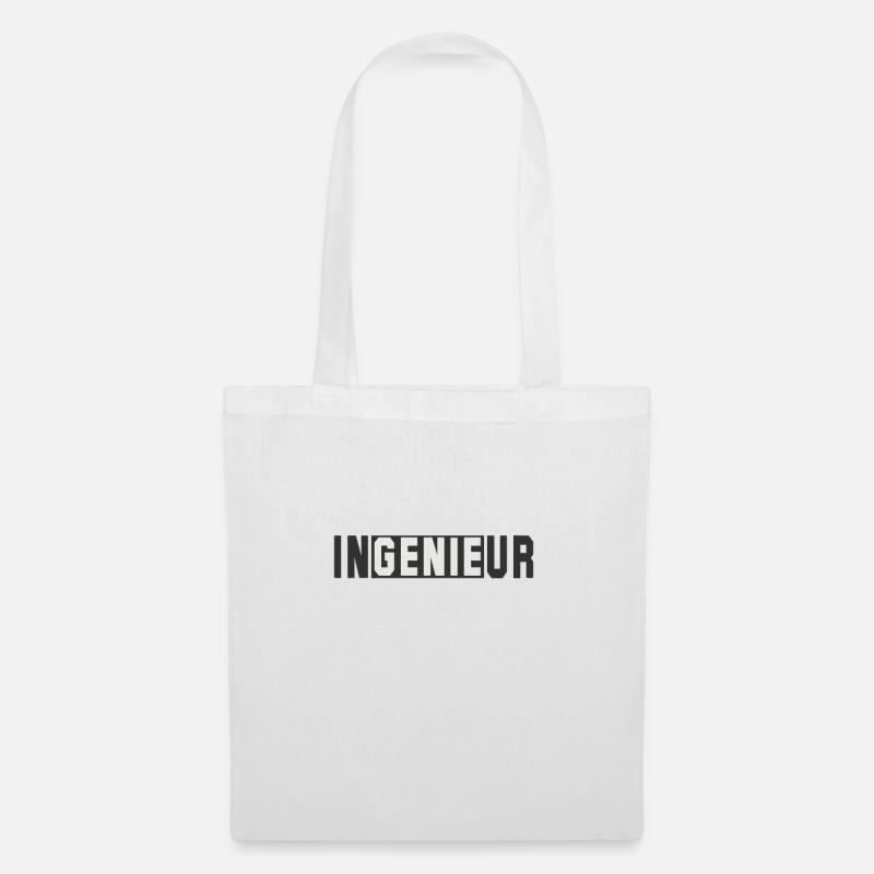 Engineer genius - Tote Bag - white