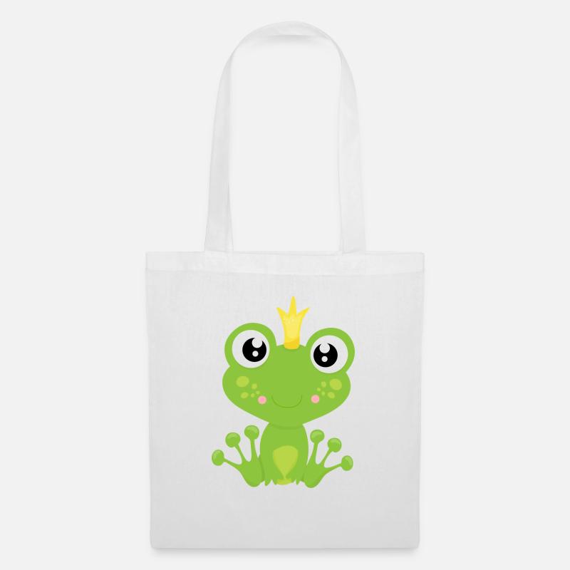 Froschkönig - Stoffbeutel - Weiß
