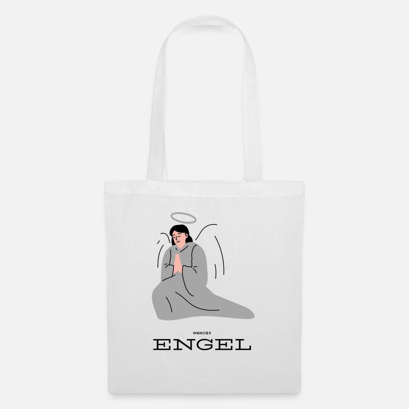 Engel T-Shirt - Stoffbeutel - Weiß