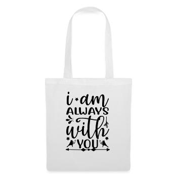 Je suis toujours avec toi - Sac en tissu - blanc - Devant