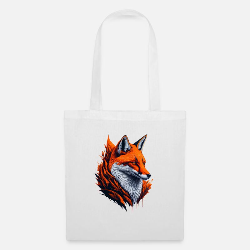 Fox 3 - Stoffbeutel - Weiß