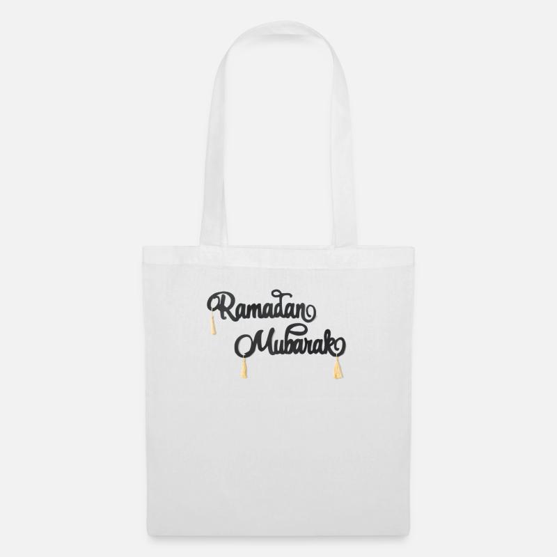 Ramadan Mubarak - Stoffbeutel - Weiß