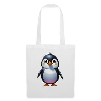 Pinguin - Stoffbeutel - Weiß - Vorne