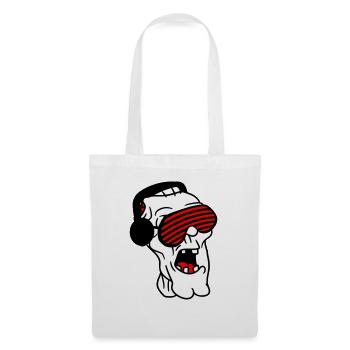 DJ Zombie Monster Horror Halloween Party Music - Tote Bag - white - Front