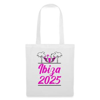 Ibiza 2025 - Sac en tissu - blanc - Devant