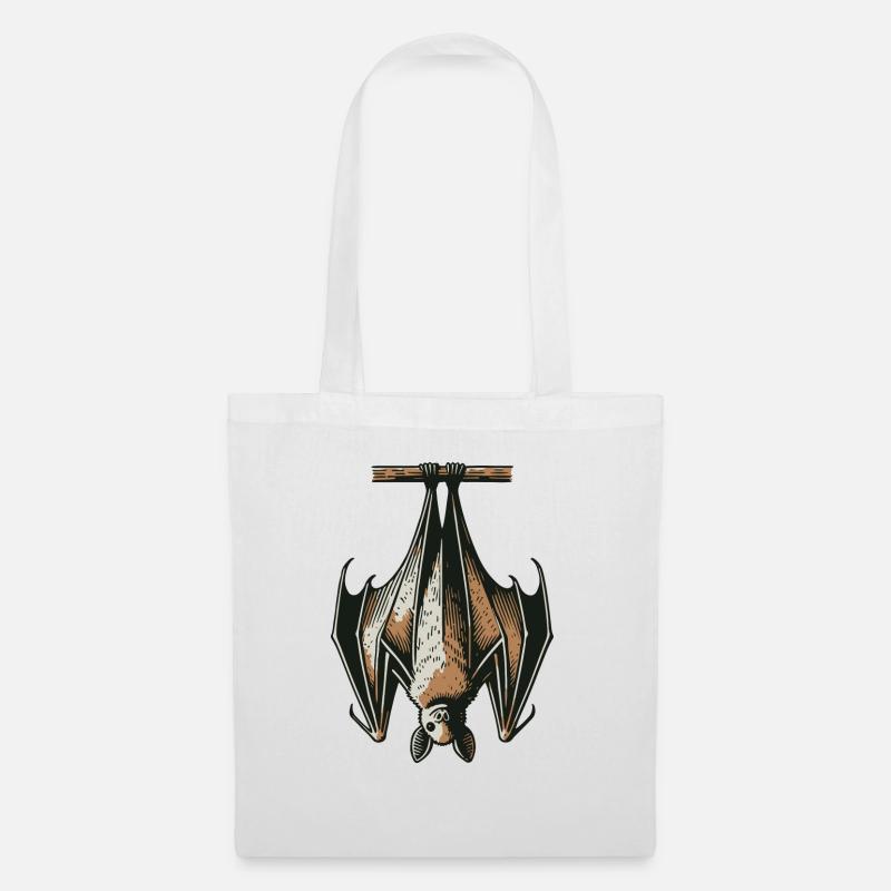 Bat - Tote Bag - white