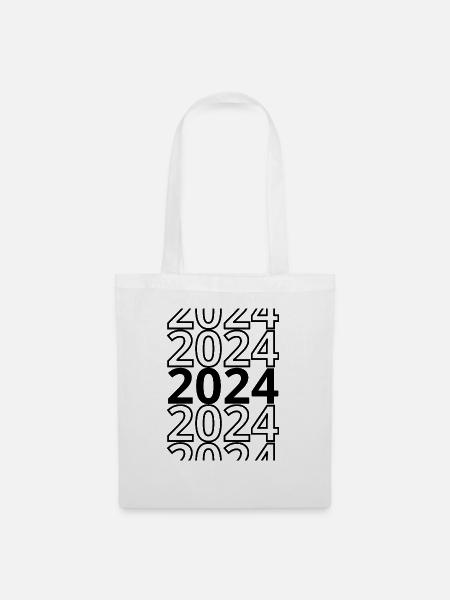 2024 2024 2024 - Stoffbeutel - Weiß