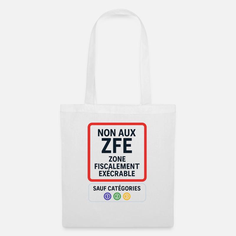 NEIN ZU LEZS! (Podium) - Stoffbeutel - Weiß
