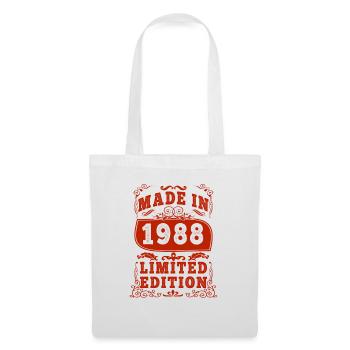 1988 Birthday 1988 Born in 1988 Birthday - Tote Bag - white - Front