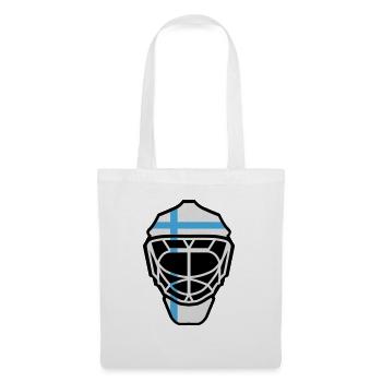 Hockey Goalie Maske Finland - Stoffbeutel - Weiß - Vorne