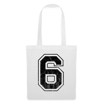 Number 6 - Tote Bag - white - Front