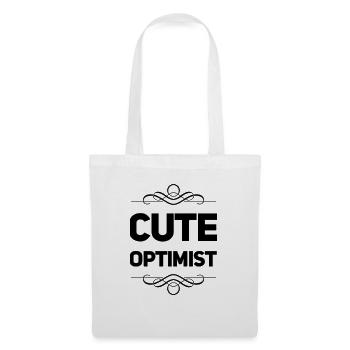 Cute Optimist - Tote Bag - white - Front