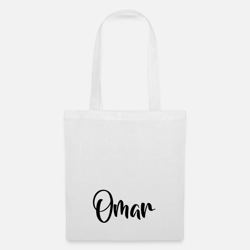Vorname - Omar - Stoffbeutel - Weiß