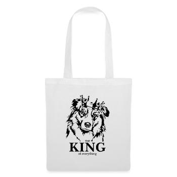 Australian Shepherd King of everything Wilsigns - Stoffbeutel - Weiß - Vorne