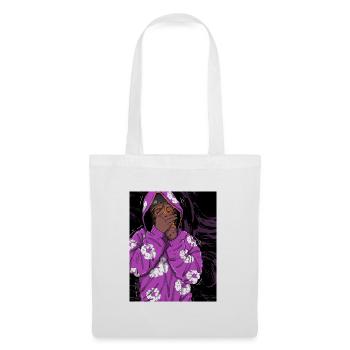 Purple Cloud Hoodie Hush - Stoffbeutel - Weiß - Vorne
