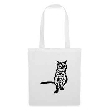Black Cat Cat Black Cats Gift - Tote Bag - white - Front