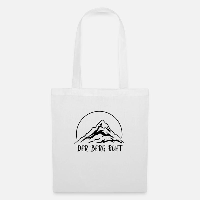 Der Berg ruft - Stoffbeutel - Weiß