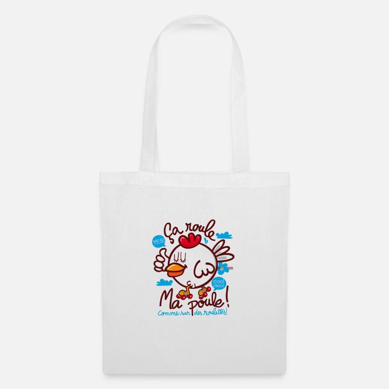 Freewheeling my chicken? - Tote Bag - white