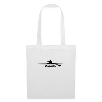 Rowing Man - Sac en tissu - blanc - Devant