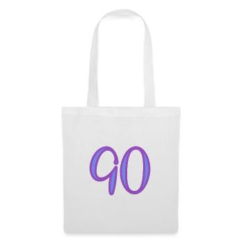 90 - Sac en tissu - blanc - Devant