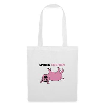 spider cochon - Sac en tissu - blanc - Devant