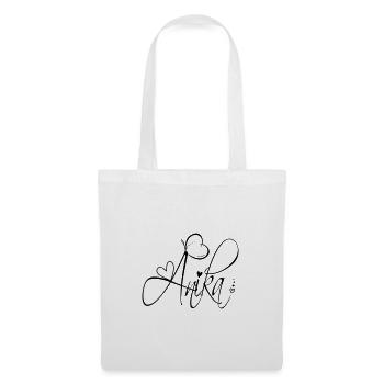 Anika Last Name First Name Girl Calligraphy Decor - Tote Bag - white - Front