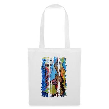 Graffiti - Sac en tissu - blanc - Devant