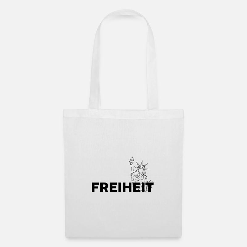 Freiheit - Stoffbeutel - Weiß