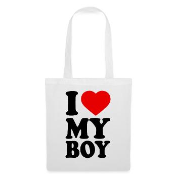 I love my boy - Tote Bag - white - Front