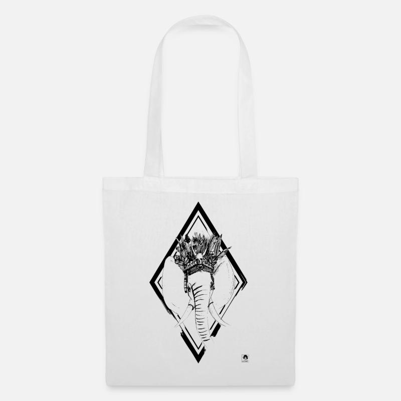 Elephant - Tote Bag - white