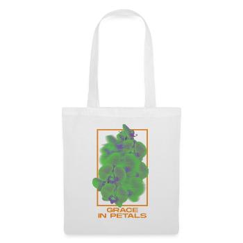 La grâce en pétales - Art floral - Sac en tissu - blanc - Devant